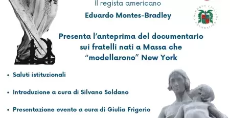 locandina evento docufilm fratelli Piccirilli  - The italian factor - marzo-aprile 2024 