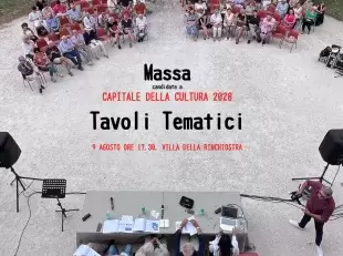 percorso partecipativo candidatura Massa capitale cultura - secondo incontro 9 agosto 2025