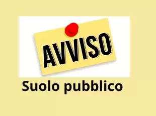 avviso suolo pubblico