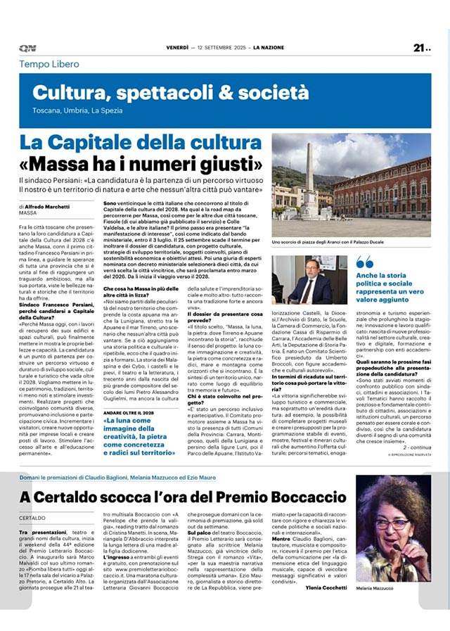 Quotidiano Nazionale - 12 settembre 2025