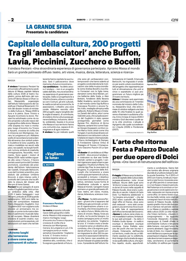 Quotidiano Nazionale - 27 settembre 2025