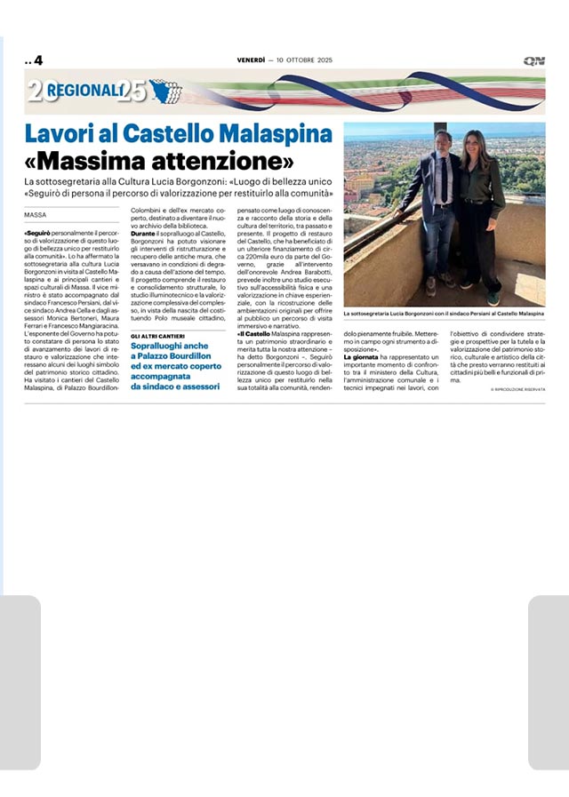 Quotidiano Nazionale - 10 ottobre 2025