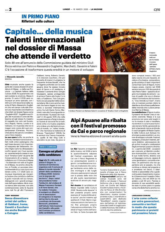 Quotidiano Nazionale - 16 marzo 2026