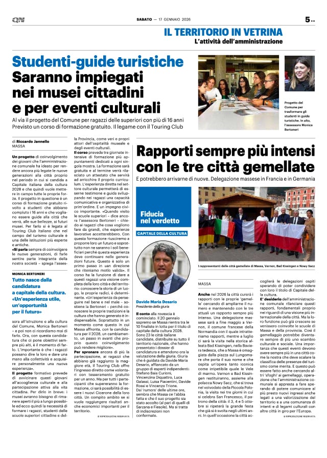 Quotidiano Nazionale - 17 gennaio 2026