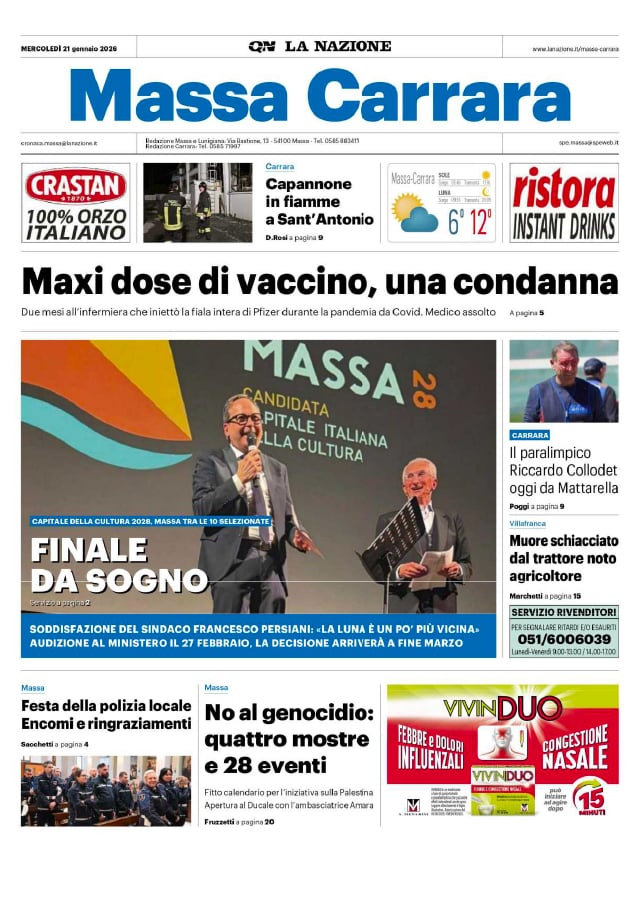 Quotidiano Nazionale - 21 gennaio 2026