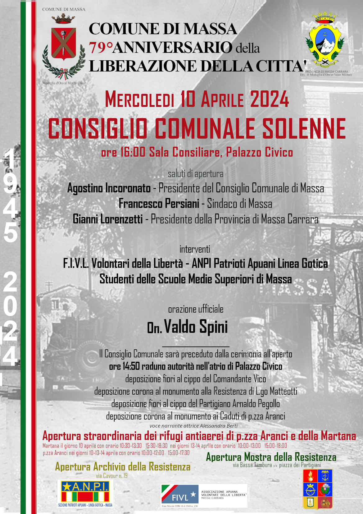 locandina 10 aprile 2024  - 79° anniversario Liberazione aggiuntivo 