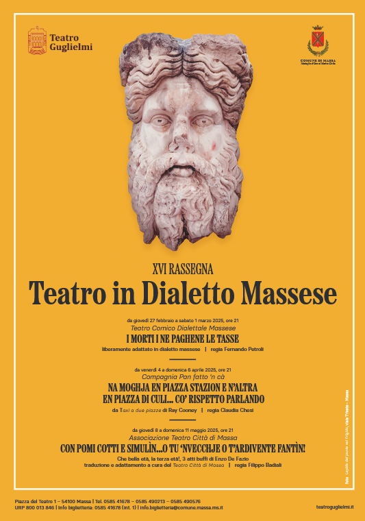 manifesto stagione teatrale in dialetto massese 2025