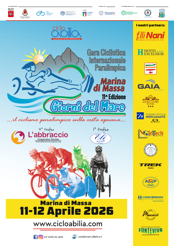 Locandina 2 del mare 11-12 aprile 2026 con sponsor