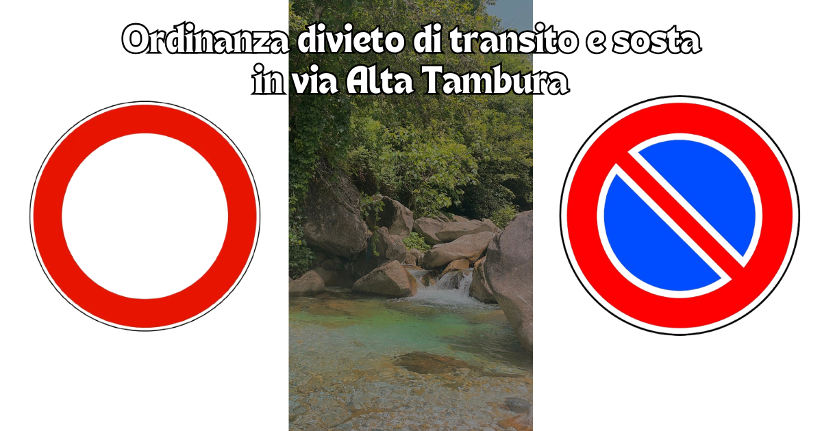 ordinanza via Alta Tambura