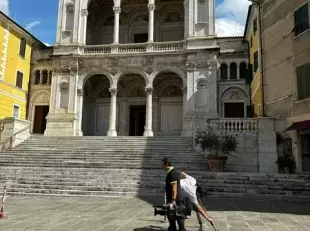riprese Sì viaggiare Rai 2- cattedrale 