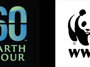 logo campagna WWF Earth hour day  - Ora della Terra 2024 