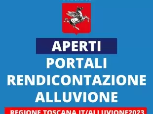 banner apertura portali regionali rendicontazione danni alluvione novembre '23