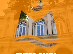 Facciata Teatro Guglielmi  - copertina capitale cultura 2028 -  Vogliamo la Luna 