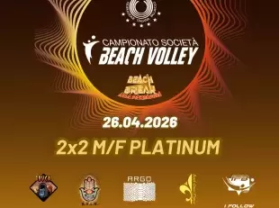 beach volley in Partaccia evento platinum 23-26 aprile 2026 