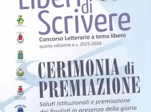 locandina cerimonia premiazione Liberi di scrivere 2026 